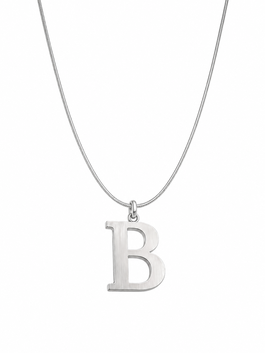 COLLAR LETRA PLATA
