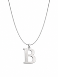 COLLAR LETRA PLATA
