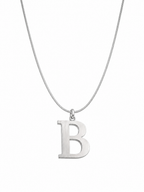 COLLAR LETRA PLATA