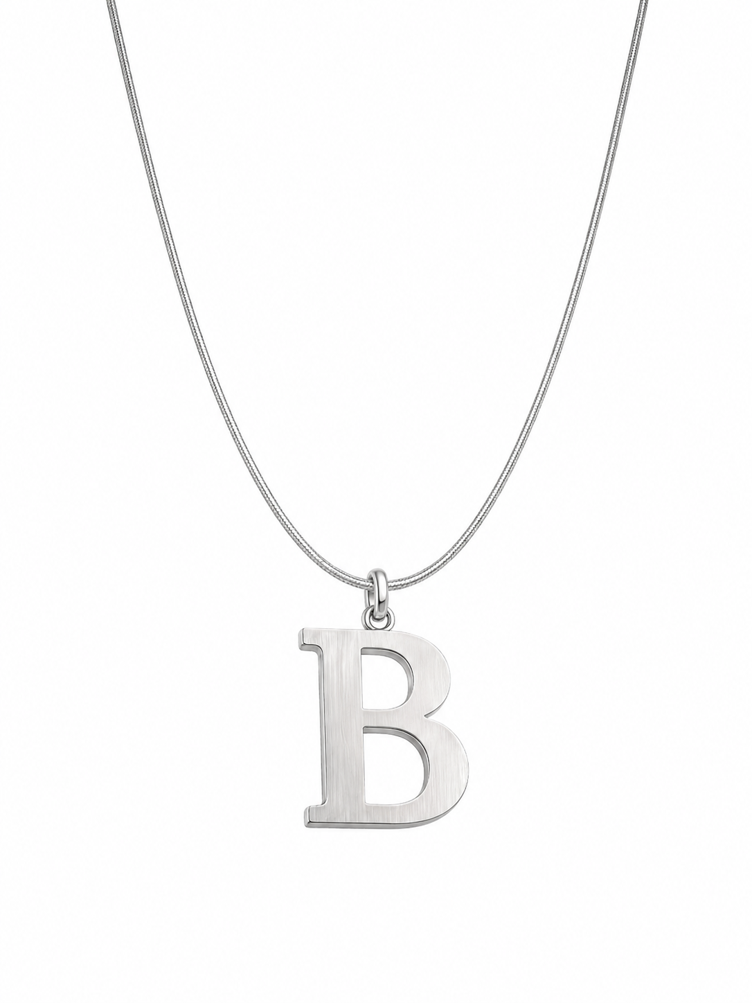 COLLAR LETRA PLATA
