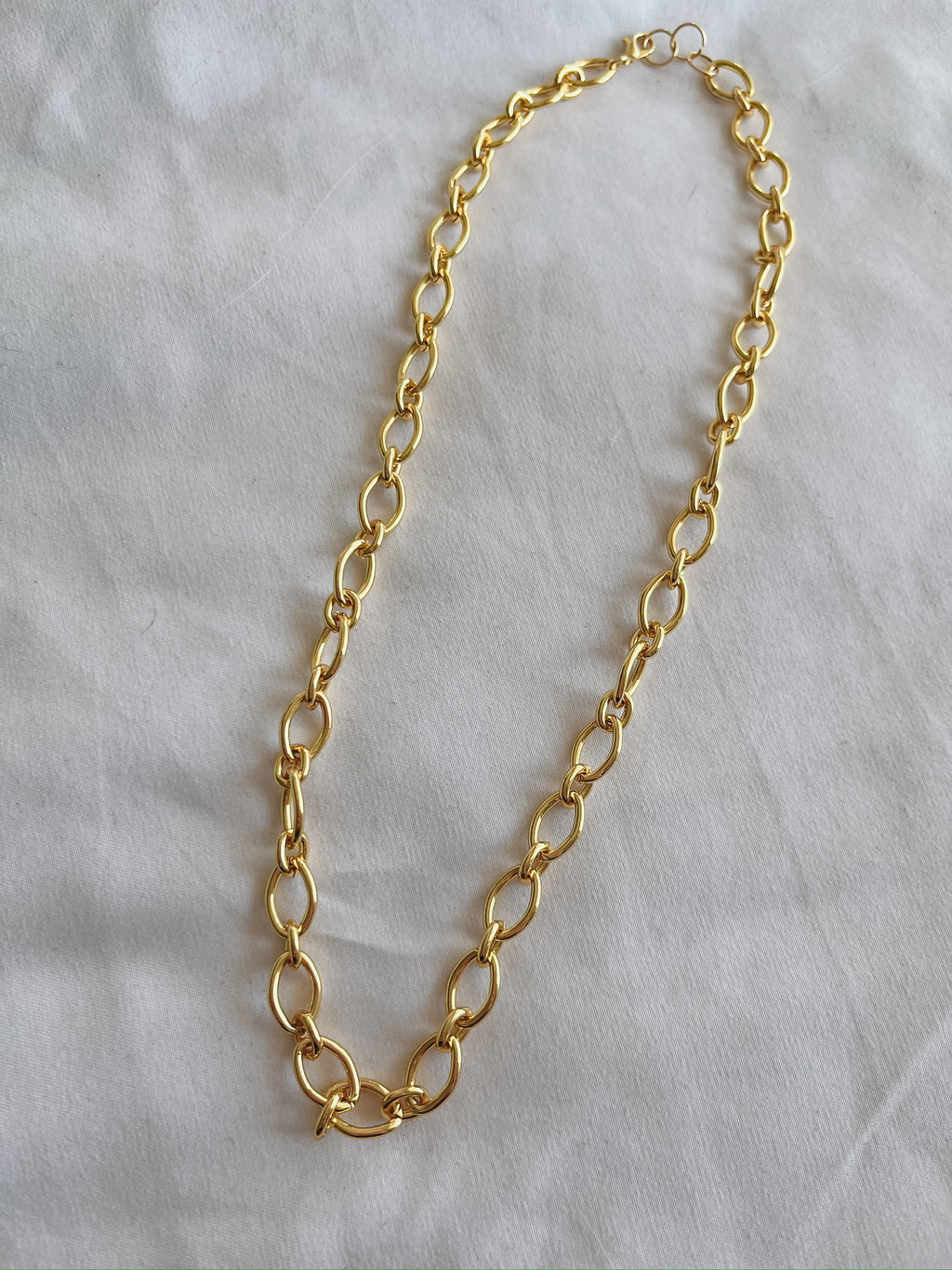 COLLAR CADENA - Bañado en Oro