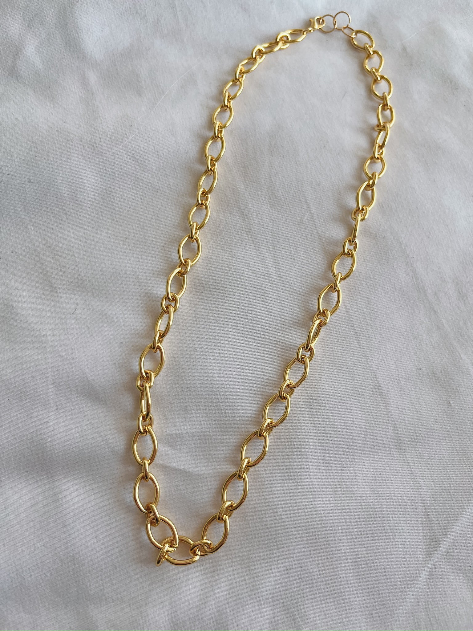 COLLAR CADENA - Bañado en Oro
