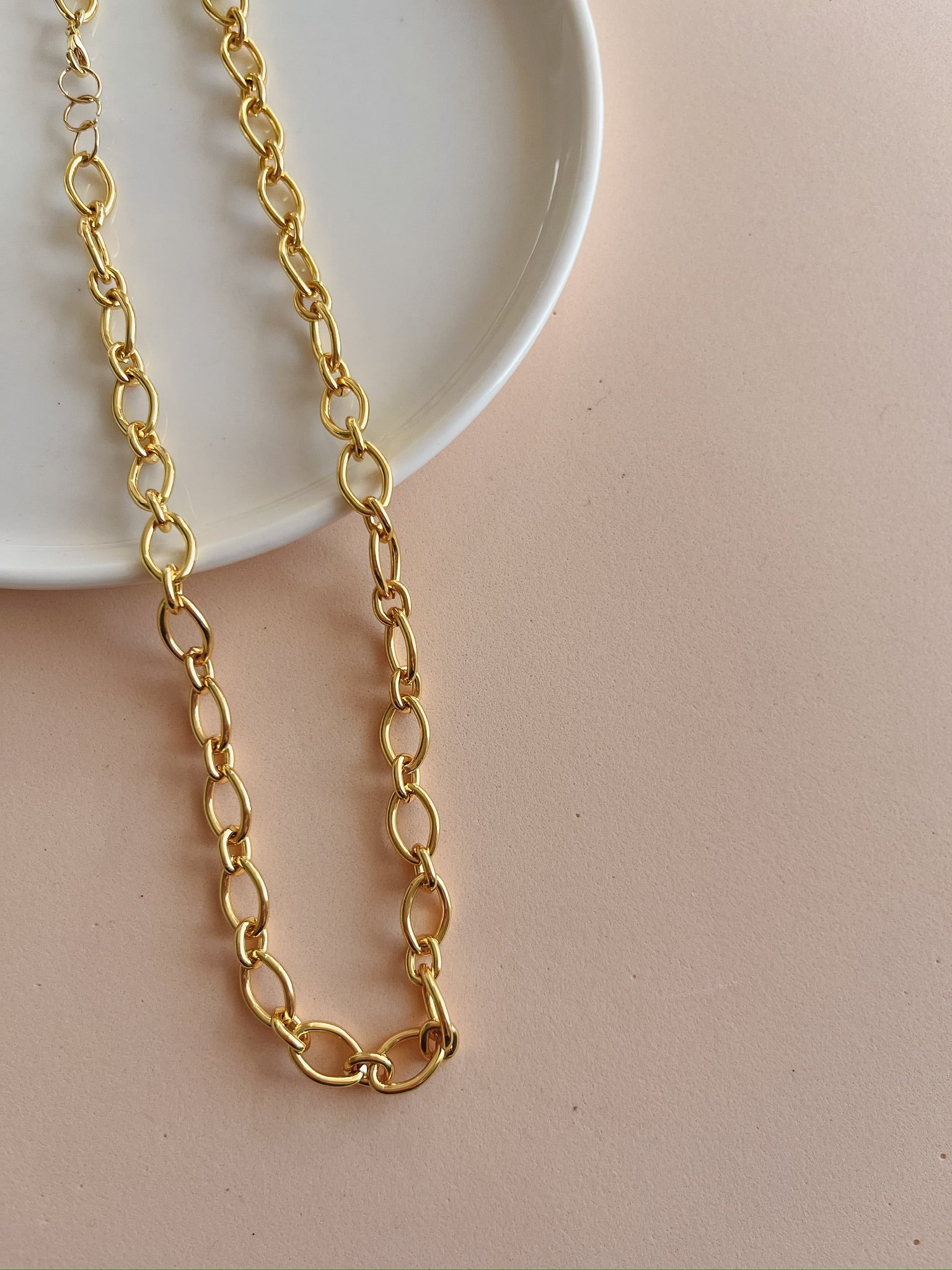 COLLAR CADENA - Bañado en Oro
